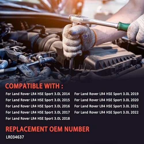 LR034637 Supercharger Coolant Hose Upper Radiator Hose Compatible with 2013 2014 2015 2016 2017 2018 2019 2020 2021 2022 Land Rover Range Rover Sport by GolAscen - Image 3