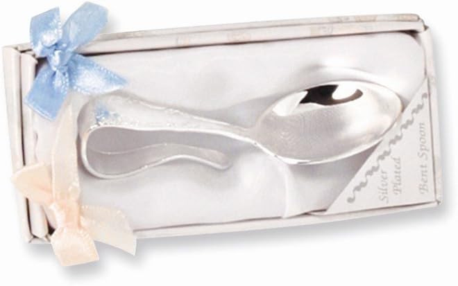 Best Designer Jewelry Silver-plated Babys Bent Handle Spoon