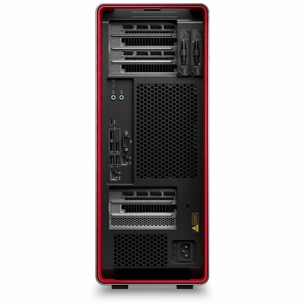 Image of Lenovo ThinkStation P8 30HH007TUS Workstation - Tower - 1 x AMD Ryzen Threadripper PRO 7945WX - 32 GB RAM - 1 TB SSD - Windows 11 Pro - NVIDIA 4 GB Graphics
