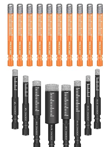 Set de 8 Brocas de Diamante Secas para Vidrio y Mármol miniatura 1