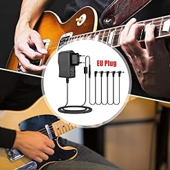 Niktule Bloc d’alimentation pour pédale de guitare – Pointe 9 V – Câble Daisy Chain négatif à 5 voies – Idéal pour les… - Les Beatles, Paul McCartney, John Lennon, RIngo Starr, George Harrison Niktule Bloc d'alimentation pour pédale de guitare - Pointe 9 V - Câble Daisy Chain négatif à 5 voies - Idéal pour les… – Image 3