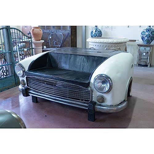 Biscottini Sofá vintage de hierro 140 x