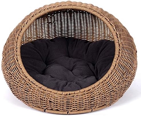 rattan cat bed