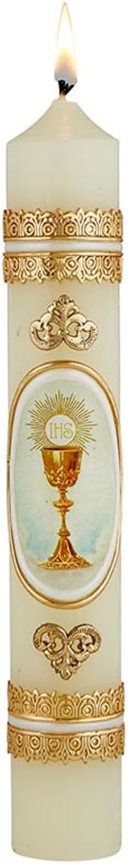 12" Long First Holy Communion Candle in a Box