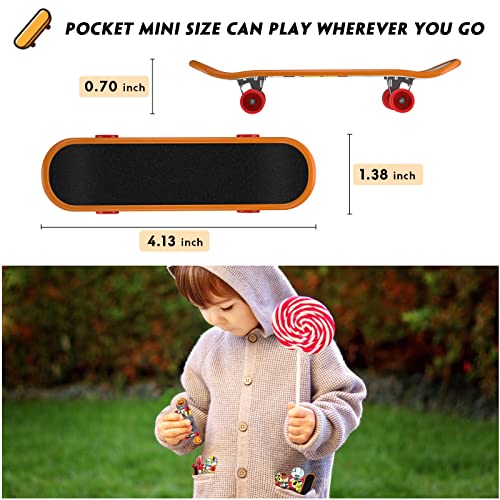 Time4Deals FB-30 Fingerboard Mini Finger Skateboards Toys 12Pcs Professional Finger Boards Set Creative Fingertips Movement thumb #3