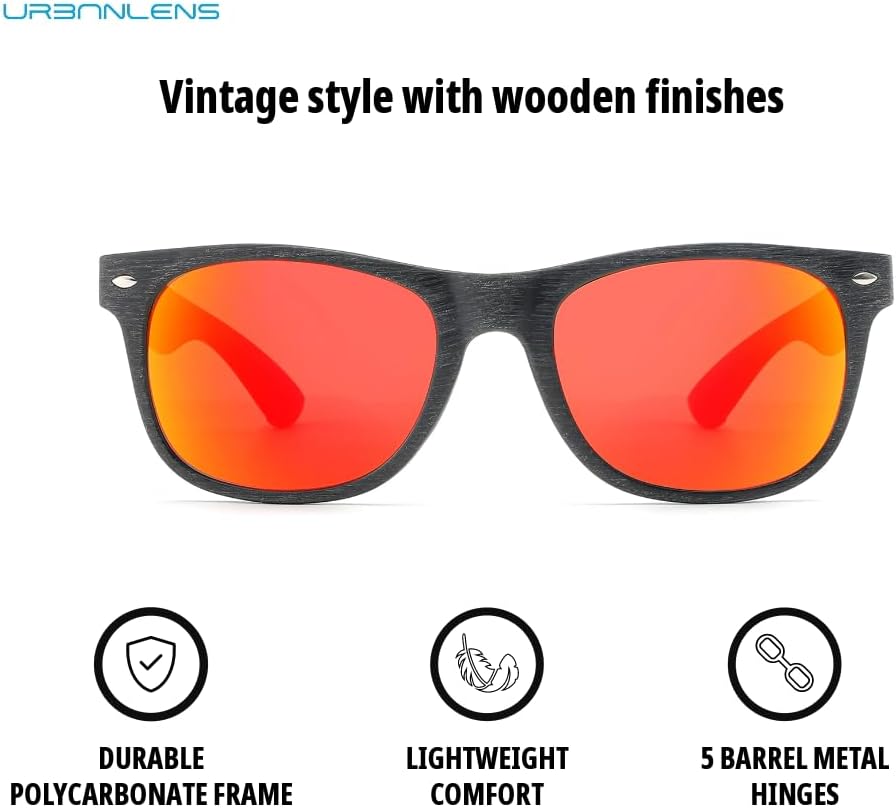 Reader Sunglasses for Man and Women Bifocal for Reading Under the Sun Vintage style glasses with wooden finishes