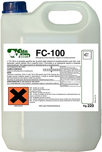 Khem-Vadero - FC-100 detergente Fan coils kg.220