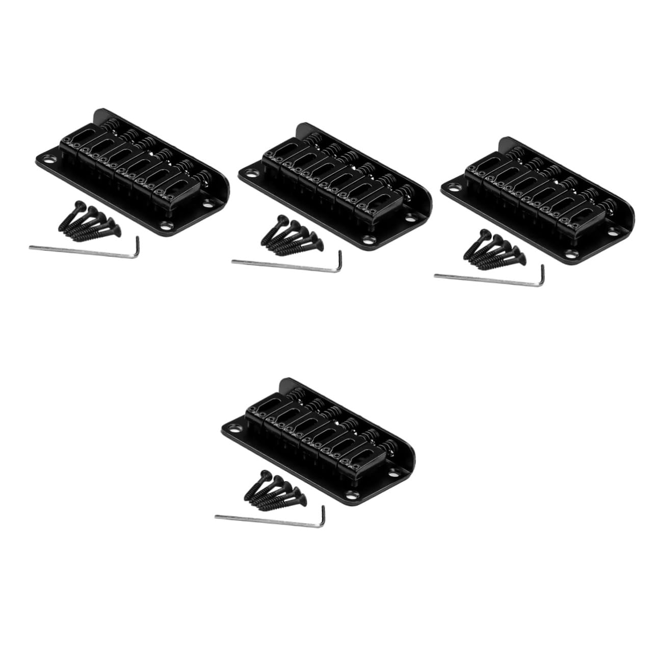 VICASKY 4 juegos de guitarra eléctrica Tremolo Bridge Spring Metal Guitarra Bridge Cordal para un mejor rendimiento