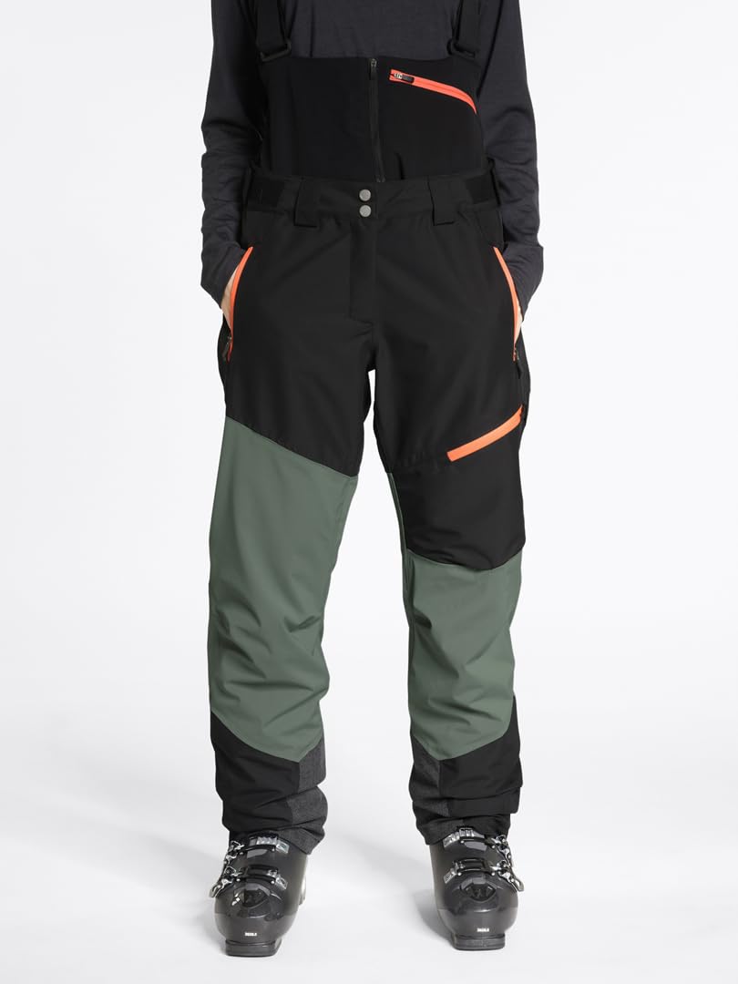 Ziener Tresa BIB Hose 2024 Black/Green mud