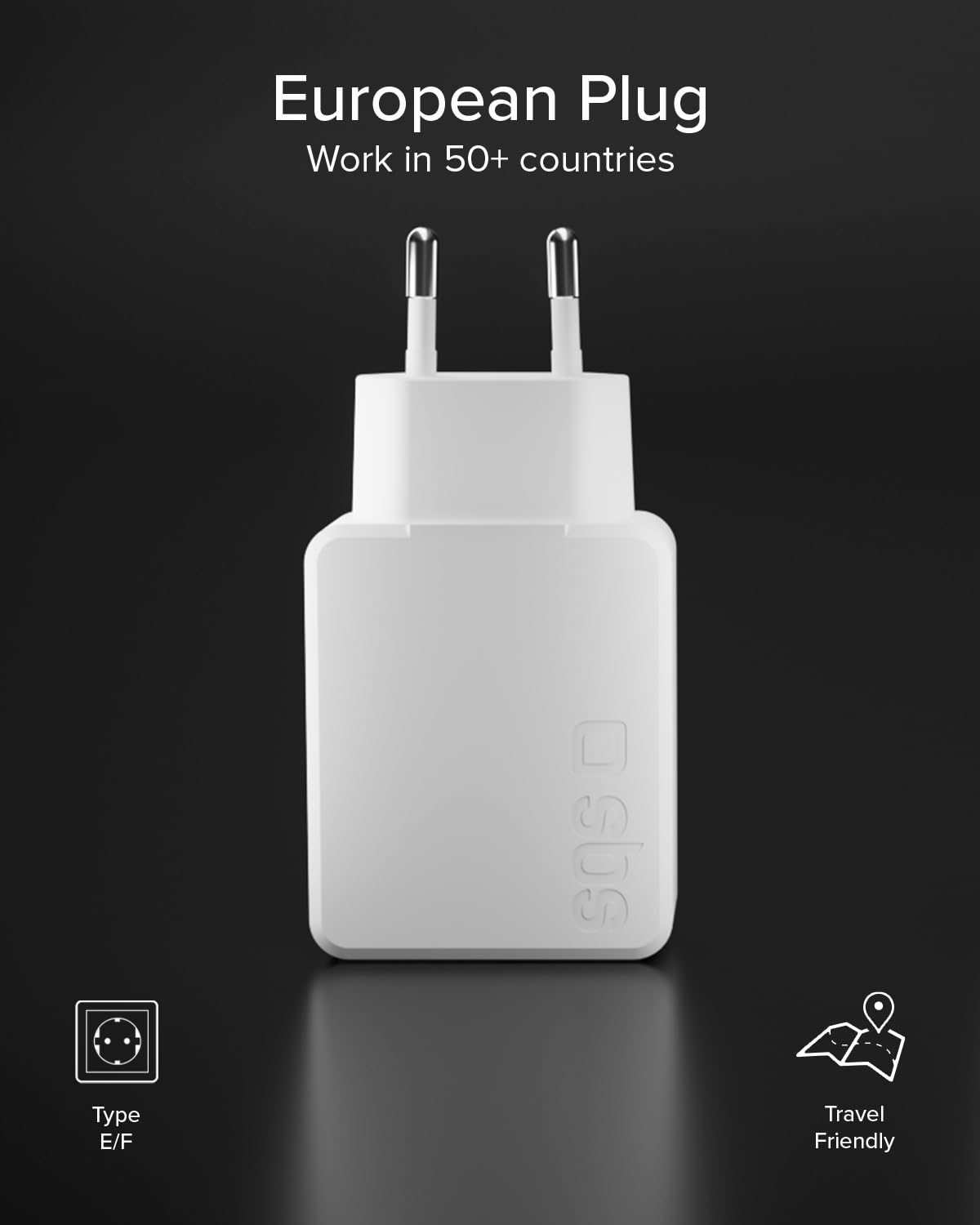 SBS Alimentatore Extra Slim GaN Charger 65W USB-C, Tecnologia GaN