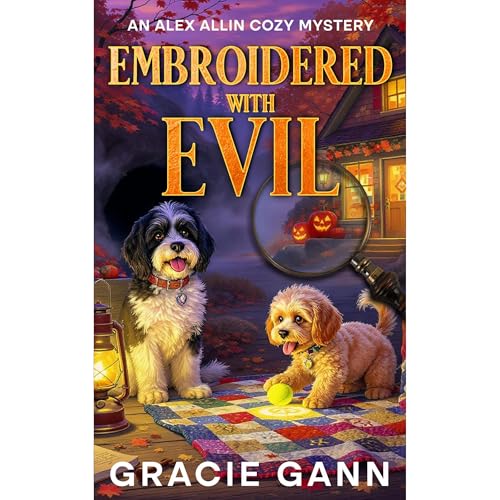 Embroidered with Evil Audiolibro Por Gracie Gann arte de portada
