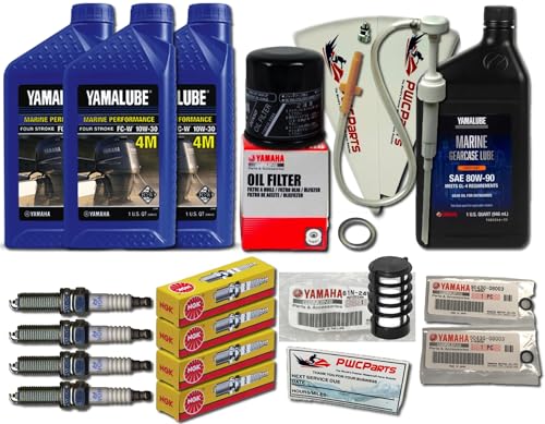 Yamaha F60 Lower Unit Gear Lube & Spark Plug Kit