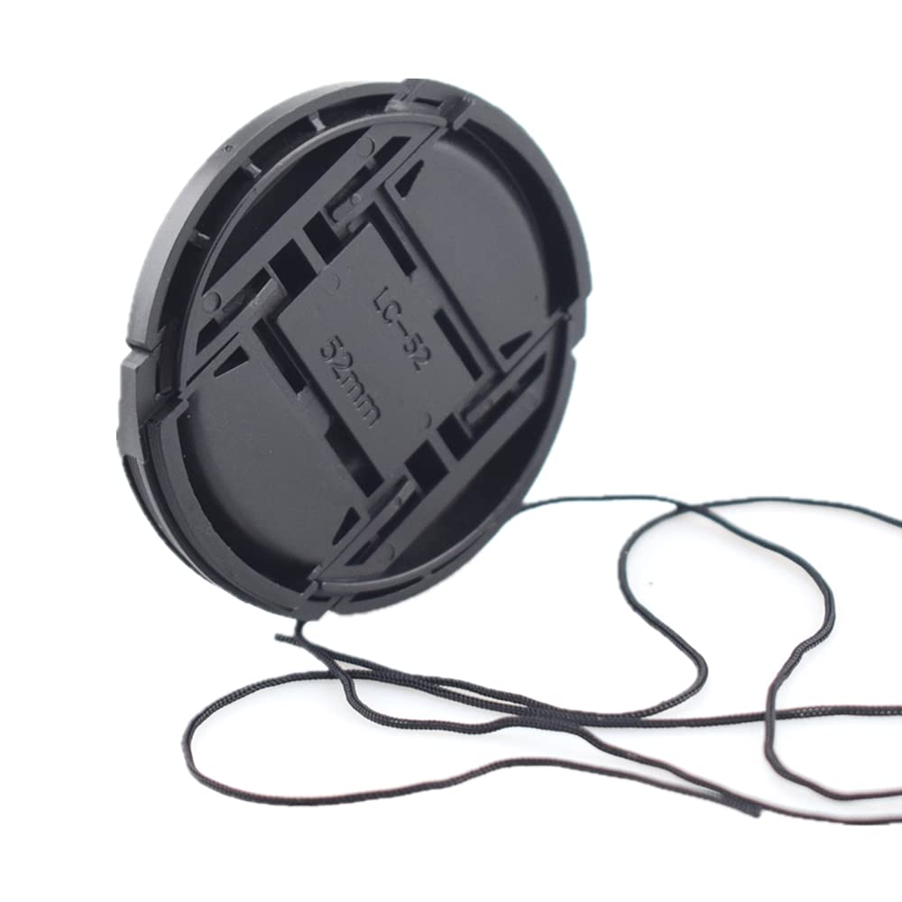 Bouchon Avant Plat Pour Objectif 52mm - Protection Lentille