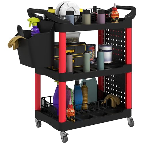 HOMCOM Tool Storage Cart