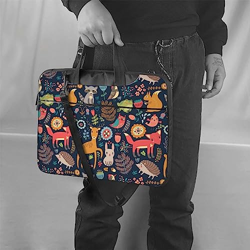 Sac ordinateur portable 15.6 pouces chouette lapin noir - 2