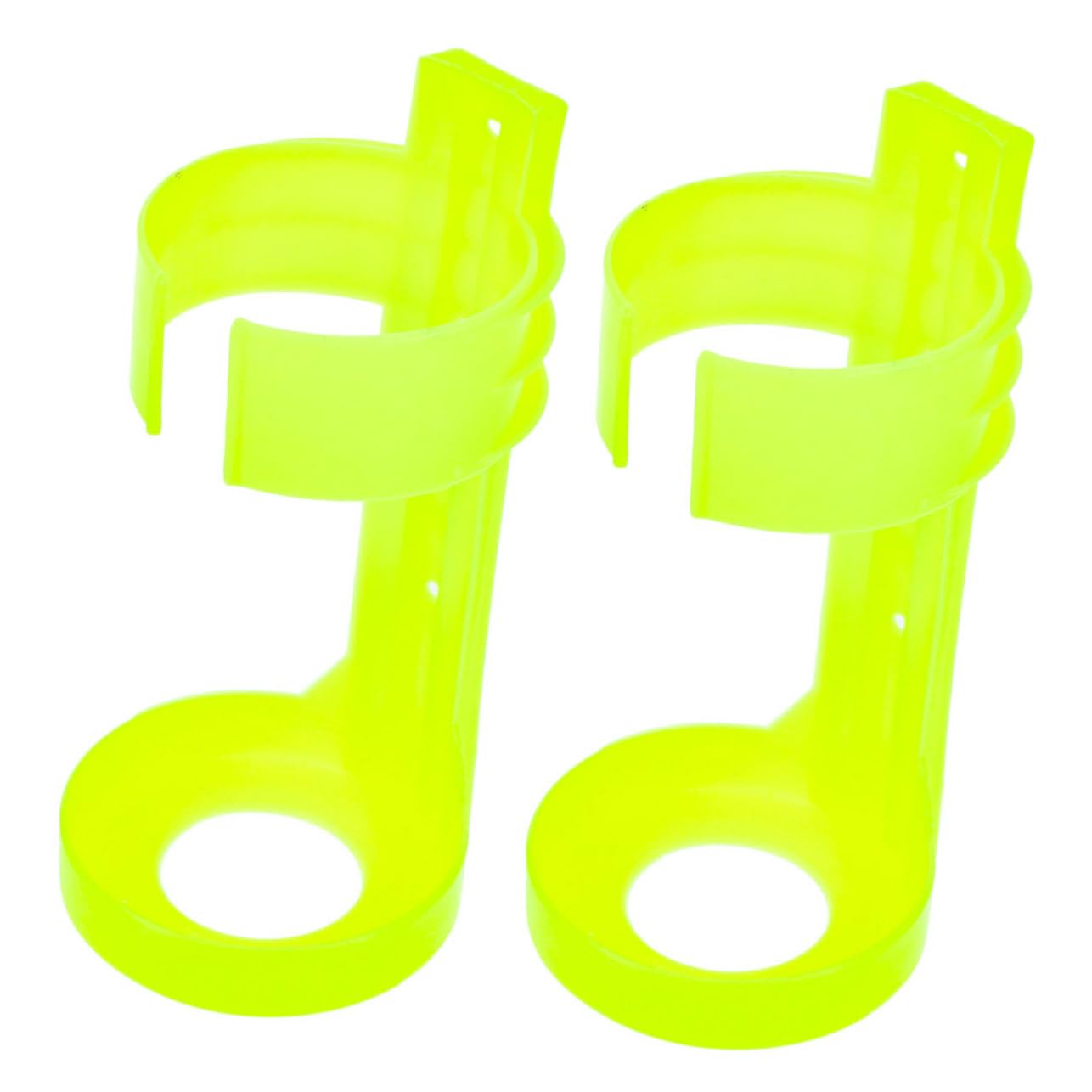 ROMISBABA 2pcs Fire Extinguisher Hanger Small Stand Fire Extinguisher Bracket Fire Extinguisher Mount for Truck Bracket for Fire Extinguisher Fire Extinguisher Wall Mount Yellow Abs