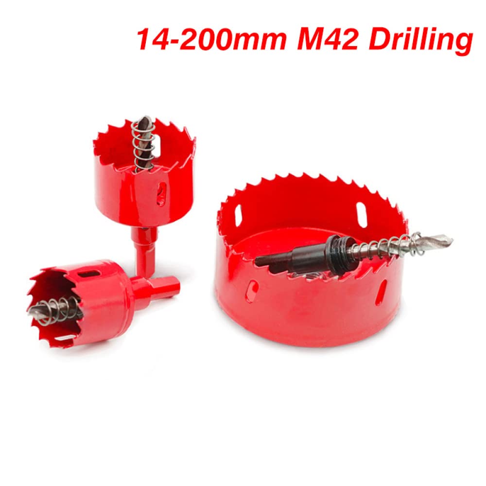 sztuk 14-200mm wiertło otwornica zestaw do cięcia otwieracz wiertła frez Holesaw do aluminium żelazo płyta ze stali nierdzewnej, 105mm