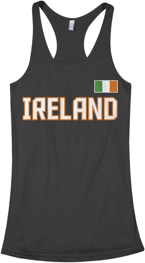 Threadrock Women's Ireland National Pride Racerback Tank Top