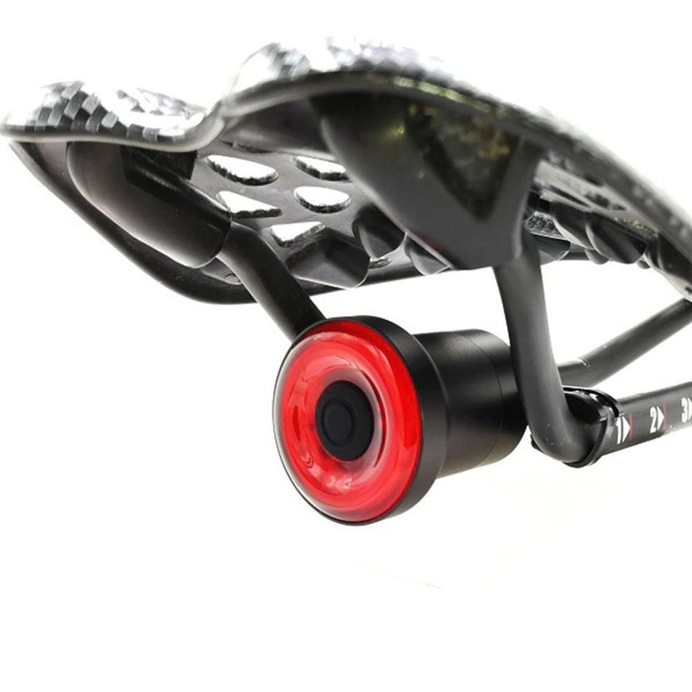 Luz Bicicleta Ciclo Posterior de la Cola de la Bici Luz USB Smart Bicicletas luz de Freno traseras LED luz Trasera Ilumina por detrás de la lámpara roja 04