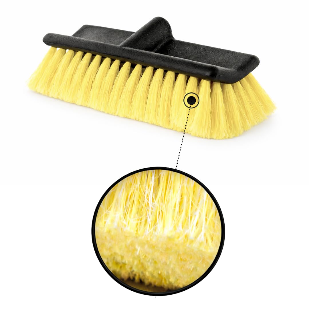 Cepillo de lavado de coches con mango 300 cm – Juego de lavado de coches – Juego de limpieza – Cepillo de lavado – Accesorios para coche – Cepillo de lavado con mango telescópico