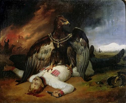 Cuadro de lienzo El Prometeo polaco pintura decorativa de Horace Vernet 60x90cm