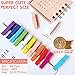 Mini Clothes Pins for Photo, Small Colored Clothespins 100 Pack Wooden Rainbow Colorful Picture Clips with 32 FT String for Crafts, Little Baby Shower, Display Artwork, Hanging Decorative Tiny Cards