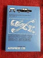 Mercedes-Benz 250/8 1968-72 Autobook 0851472923 Book Cover