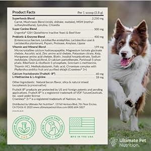 ULTIMATE-PET-NUTRITION-Nutra-Thrive-Canine-40-in-1-Nutritional-Supplement-for-Dogs-Powder-Supplement-for-Dogs-Digestion-and-Immune-Support-Vitamins-Minerals-Probiotics-Enzymes-30-Servings - Cucciolini Doodles   ULTIMATE-PET-NUTRITION-Nutra-Thrive-Canine-40-in-1-Nutritional-Supplement-for-Dogs-Powder-Supplement-for-Dogs-Digestion-and-Immune-Support-Vitamins-Minerals-Probiotics-Enzymes-30-Servings