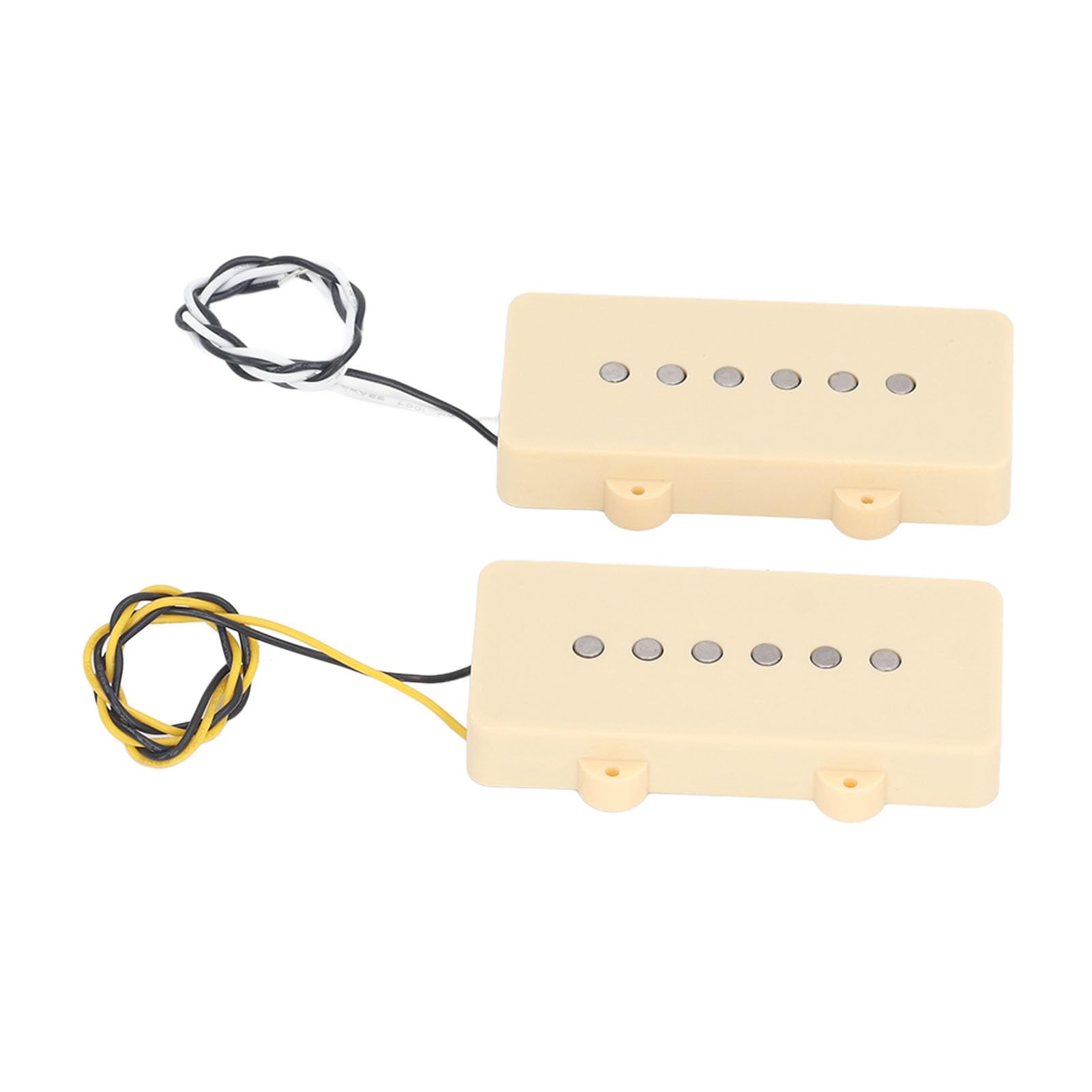 Generic Set di Pickup per Chitarra Elettrica Alnico 5 da 2 Pezzi Suono Migliorato per Chitarre Elettriche Jazzmaster