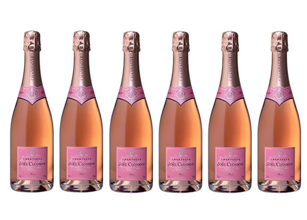 Lot de 6 Bouteilles de Champagne ROSÉ - Joël CLOSSON® - DIRECT PRODUCTEUR