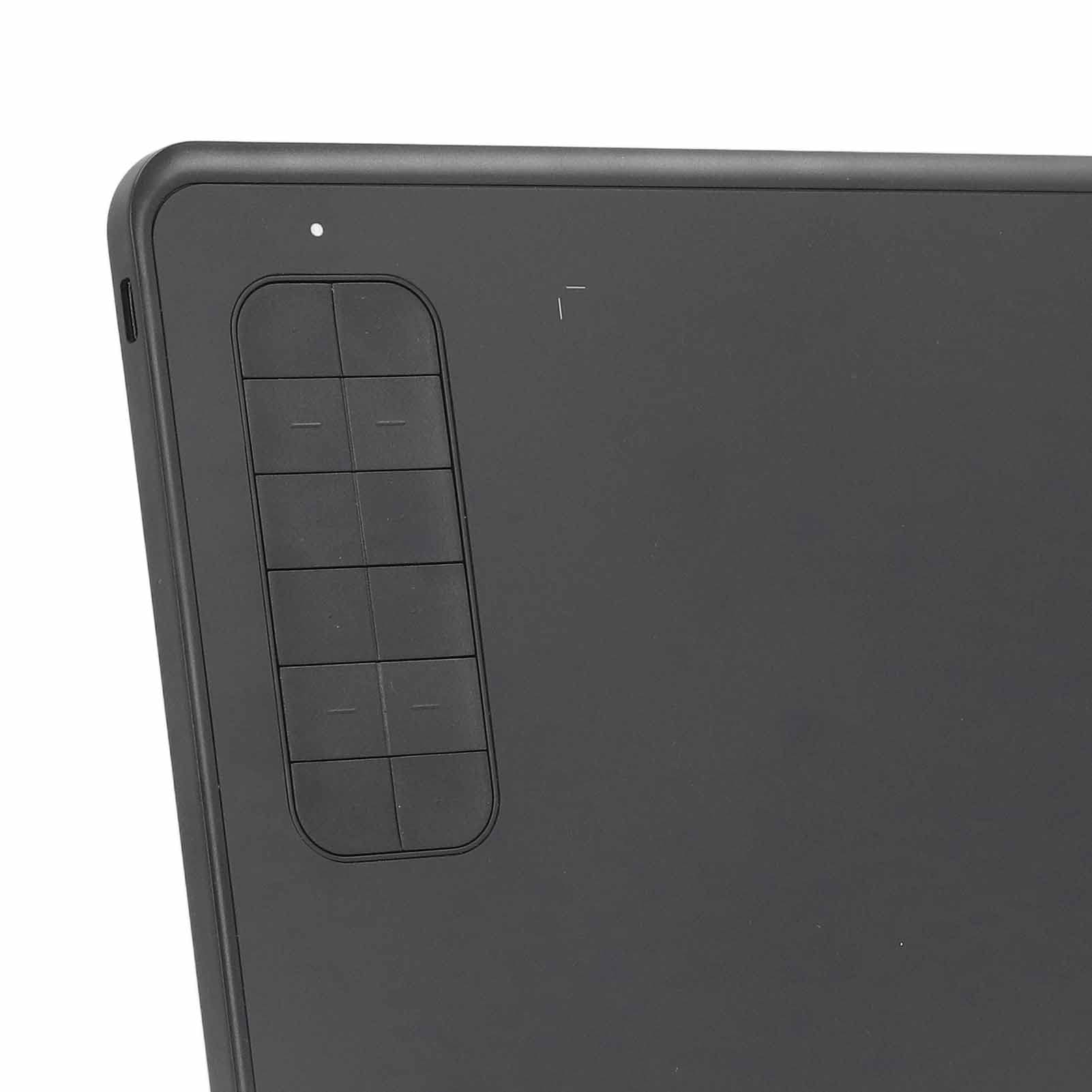 Tyenaza Tavoletta Grafica, 12 Tasti di Scelta Rapida Tavoletta Grafica con Sensibilità alla Pressione di Livello 8192 per Laptop Desktop