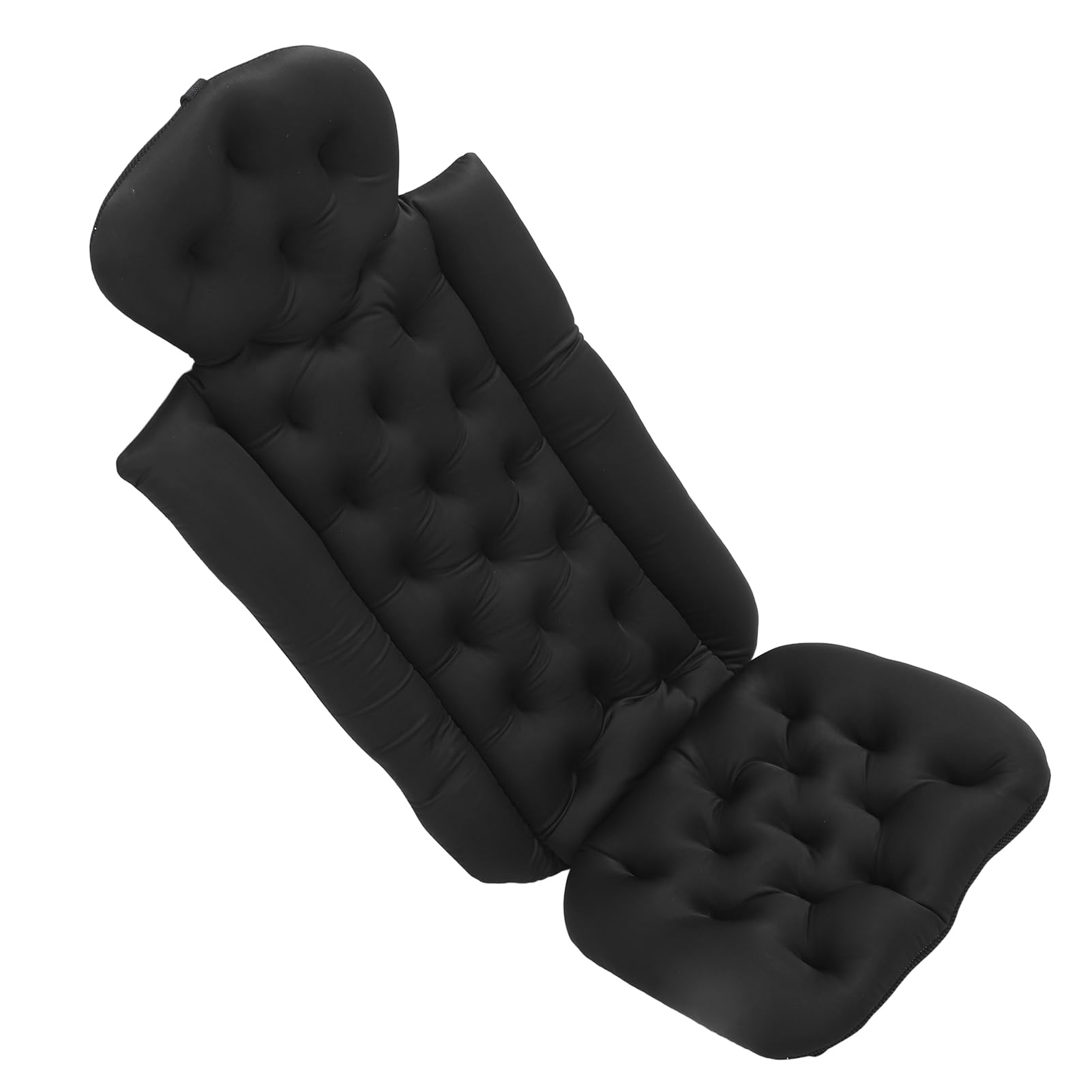 Gonetre Cuscino da Bagno per Tutto il Corpo con Copertura in Rete (Nera)