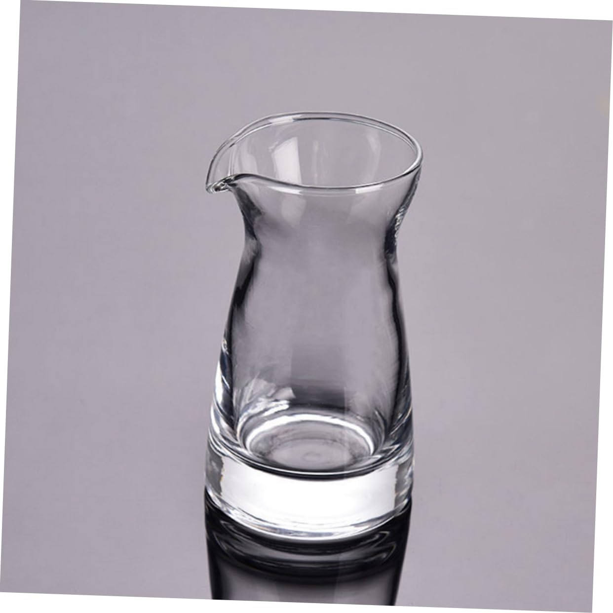 Zerodeko 6 Stück Milchkännchen aus Glas 80ml Kleine Milchkrüge mit Ausgießer Vielseitig Nutzbar und Frischhaltend Elegantes Design für Zuhause und Gastronomie
