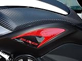 🏍 MADE IN ITALY Kit 2 ADESIVI in RESINA TMAX 530 Stickers 3D PROTEZIONE GRAFFI YAMAHA 2012-2016