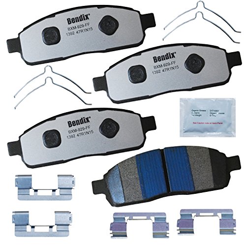 Image of Bendix Fleet Metlok MKD1392FM Semi-Metallic Front Brake Pads for Lincoln Mark LT 2008-2006