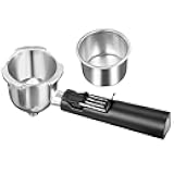 Portafilter and Stainless Filter Set Replacement for Yabano CM6816 3.5Bar Steam Espresso Machine