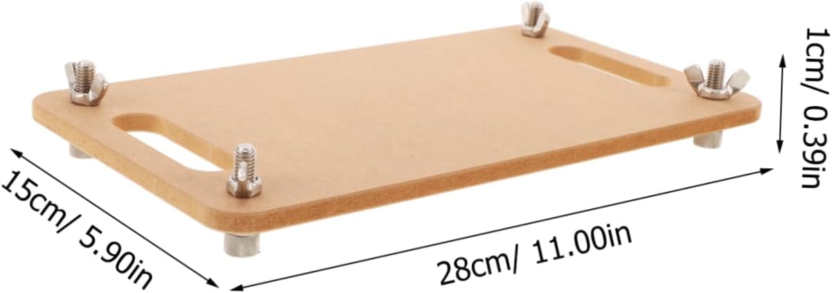 DOITOOL Ceramics Wedging Board Sturdy Clay Sculpture Tool Board Built-in Handle Pottery for Sculpting Dry Clay
