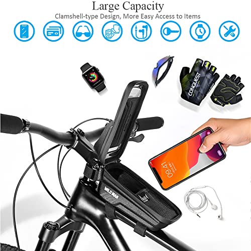 Wild Man E12 Bike Bags For Bicycles, Bike Accessories For Cycling Gifts For Men, Bicycle Bike Phone Holder Mount thumb #4