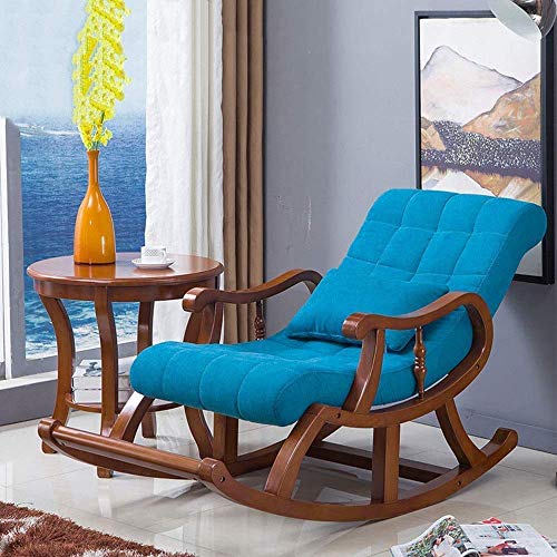 Image of CRAFTCITY Rocking Chair /Colonial Rocking Chair /Traditional Rocking Armchair /Tropical Exotic Rosewood Wood /Antique Rocking Chair /Modern Appearance Chairs (RKCC06)