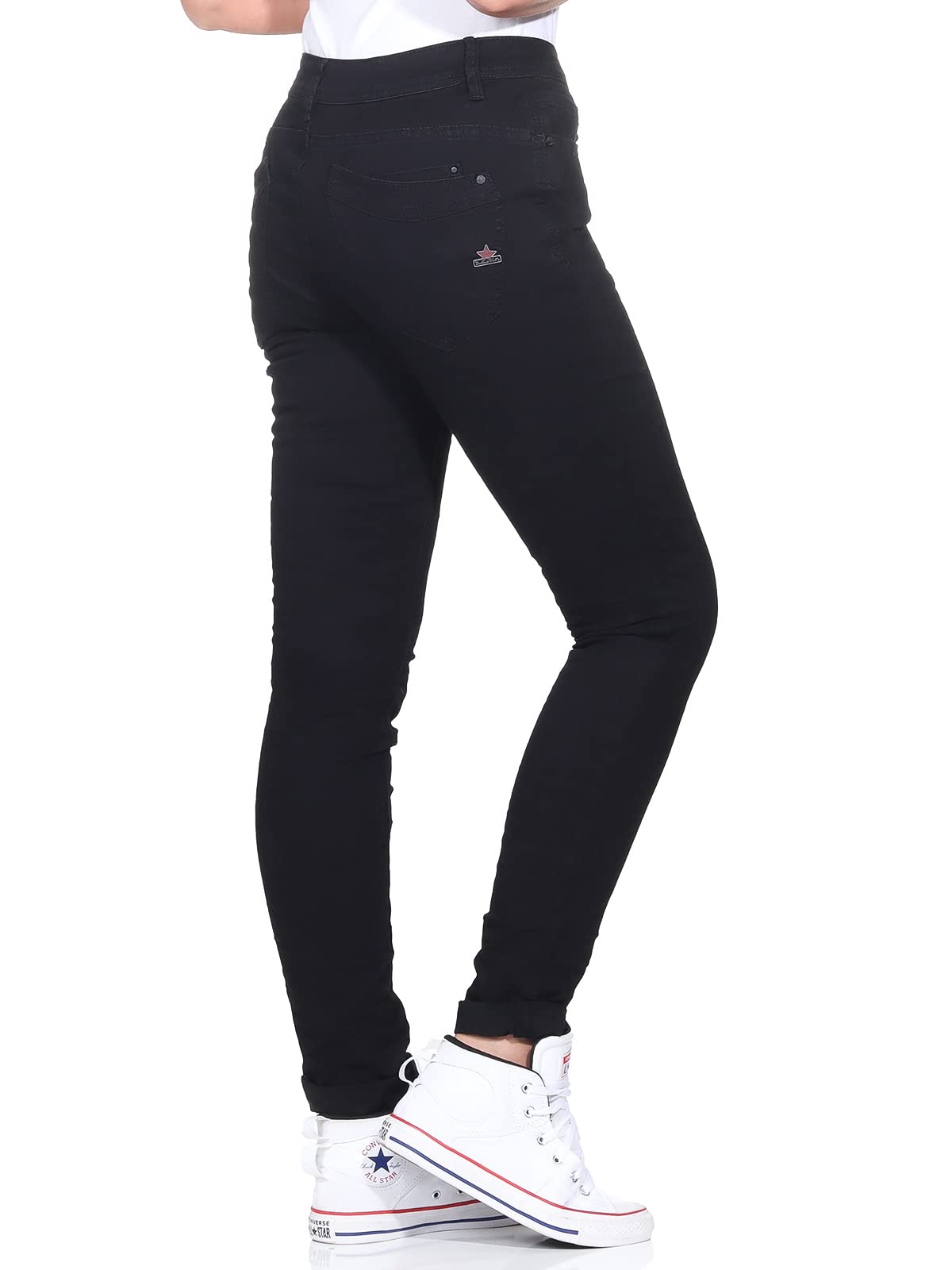 Buena Vista Jeans Hosen Damen - Malibu - Stretch Twill - Black - schwarz - Gr.