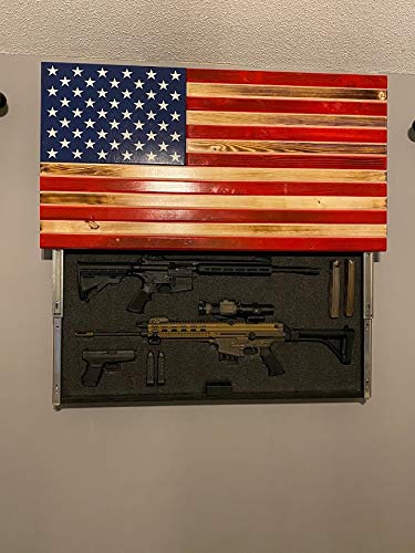 Large Concealment Flag (Red Burnt Slide UP RFID LOCK)