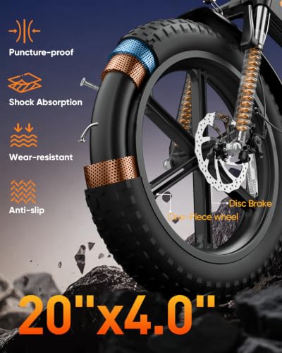 URLIFE Folding 1500W Electric Fat Bike