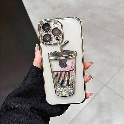 Coque iPhone 14 Pro paillettes pour éviter les rayures avec style transparent