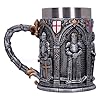Nemesis Now B5167R0 Vow English Armoured Knight Latin Oath Tankard, Silver, 15.3cm #2