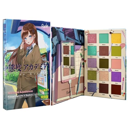 Rude Manga Collection Palette Attitude Accademia: Potenzia Il Tuo Stile Con Un Tocco Accademico, Grazie A Una Selezione Di Tonalità Sofisticate E Versatili Per Un Look Elegante E Distintivo. - 3