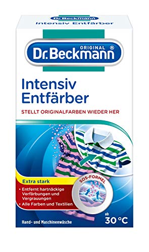 Dr. Beckmann Decolorante intenso, decolora con éxito la ropa y rescata textiles descoloridos | restaura los colores originales | 200 g