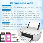 Cartouche d'encre 61XL noire et couleur de remplacement pour cartouches d'encre HP 61 compatible avec HP Envy 4500, Ink 5530, 5534, DeskJet 1000, 1010, 2540, 3050, OfficeJet 4630, 4635 (1 noire, 1 tri-couleur)