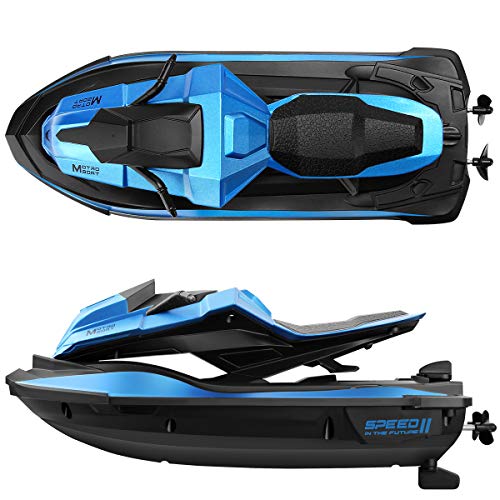 JJRC Remote Control Boats Motorcycle for Pool and Lake, 2.4GHz Speedboat for Kids with 2 Batteries 40mins Playing Time, Low Battery Reminder, RC Boat Toy for Kids(Green) - Thumbnail 3