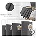 WONTEX Blackout Curtains Thermal Insulated with Grommet Room Darkening Curtains for Bedroom, 52 x 84 inch, Grey, 2 Panels