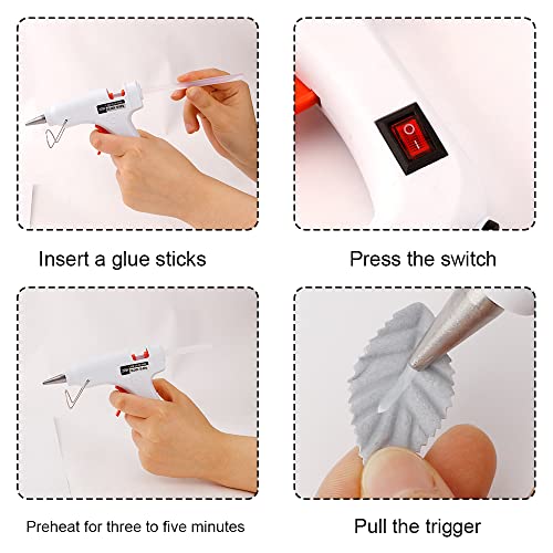 Hot Glue Gun,Glue Gun,Hot Glue Gun Kit,Glue Gun Sticks,Small Hot Glue Gun,Mini Hot Glue Gun,Glue Sticks For Glue Gun,Glue Stick,Hot Glue Gun With Glue Sticks For School Crafts Diy Arts Home Repairs #TOP3